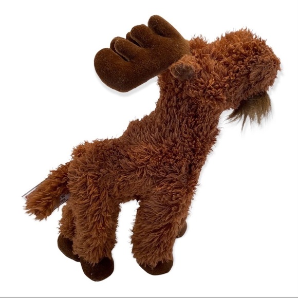 Gund Morie Jr. Standing Moose Stuffed Animal Plush 8" Brown MINT Tag - Picture 4 of 11